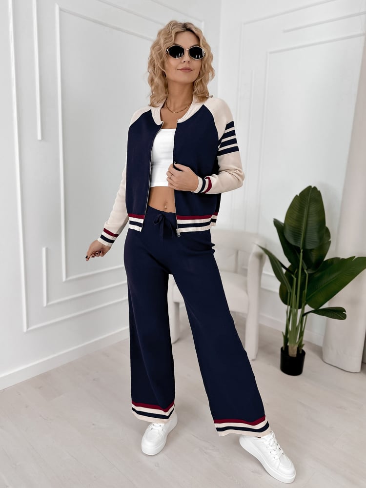 KOMPLET ROSARIO GRANATOWY