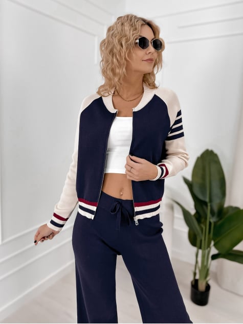 KOMPLET ROSARIO GRANATOWY