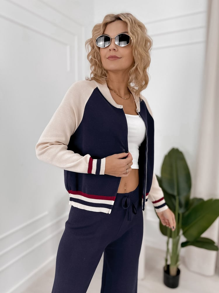 KOMPLET ROSARIO GRANATOWY