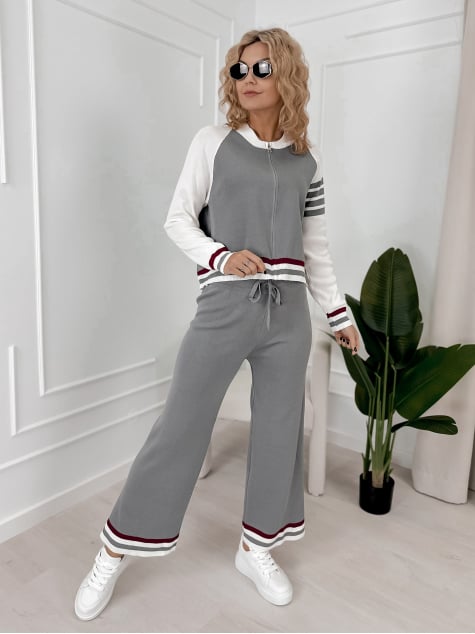 KOMPLET ROSARIO SZARY