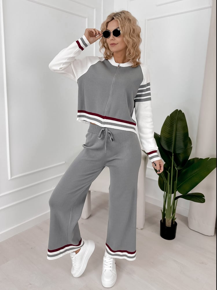 KOMPLET ROSARIO SZARY