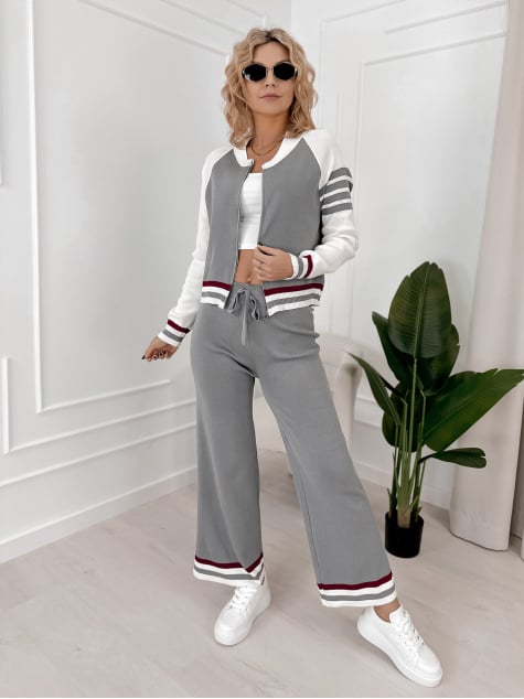 KOMPLET ROSARIO SZARY