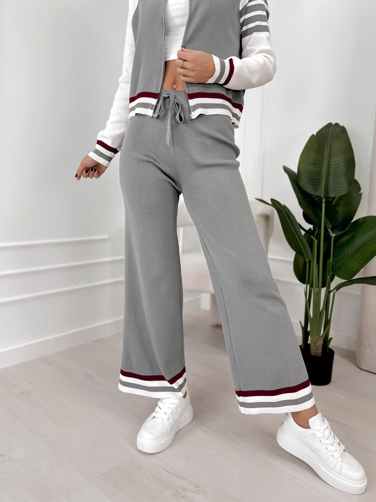 KOMPLET ROSARIO SZARY