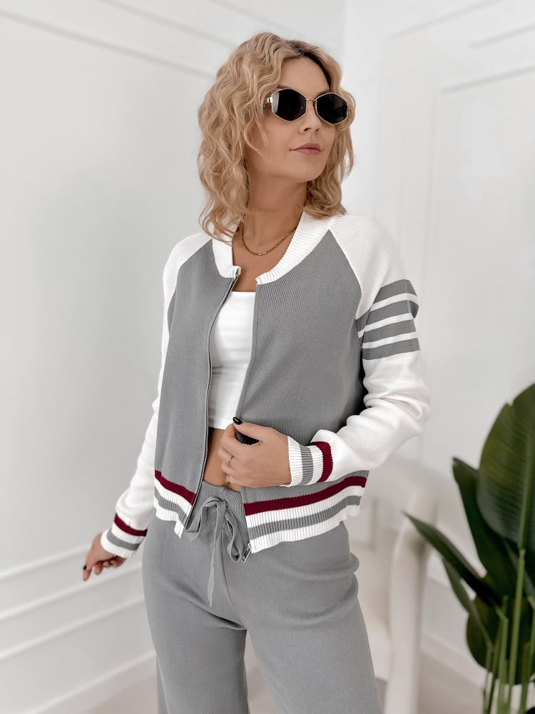 KOMPLET ROSARIO SZARY