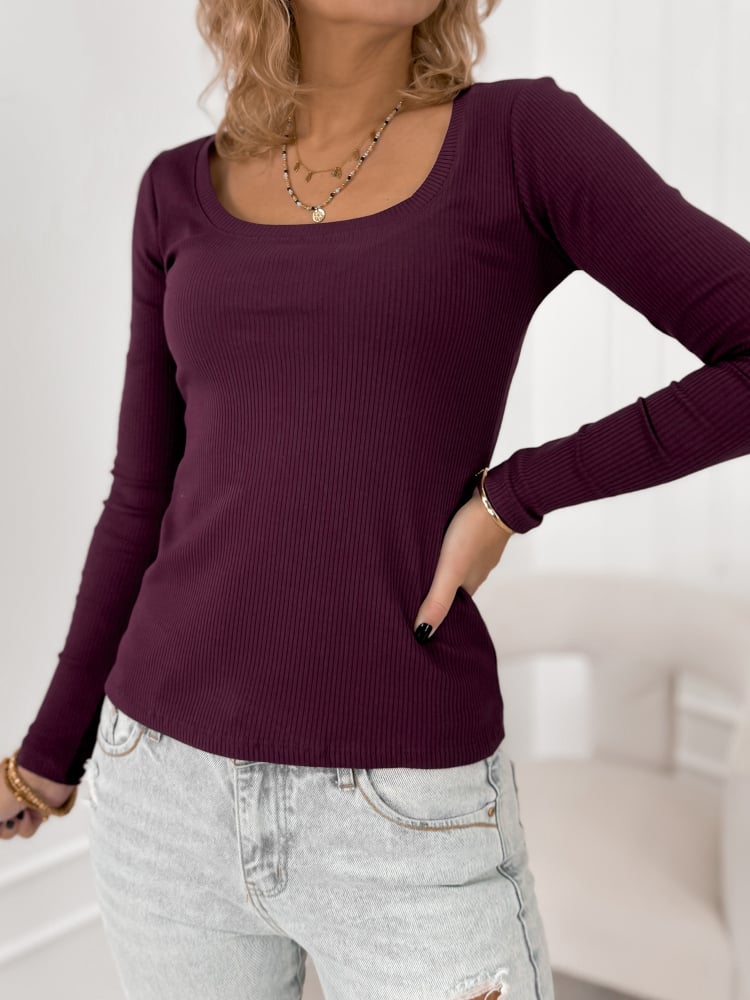 BLUZKA ADEJE ŚLIWKOWA