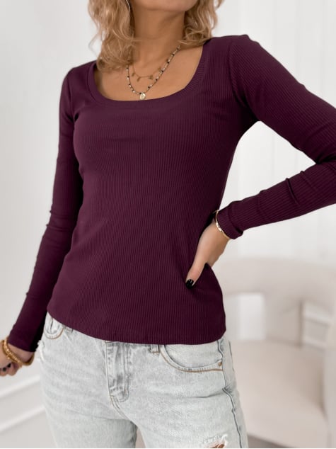 BLUZKA ADEJE ŚLIWKOWA