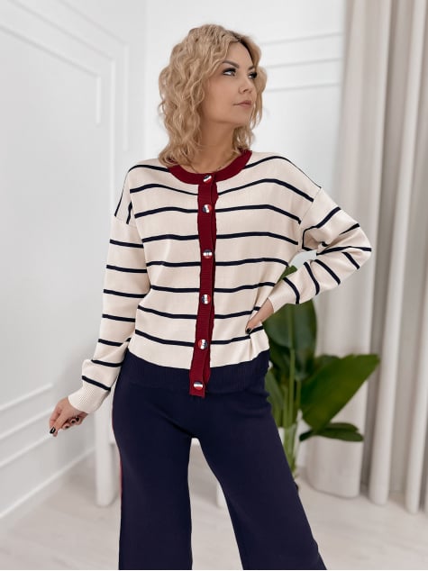 KOMPLET VERDI GRANATOWY