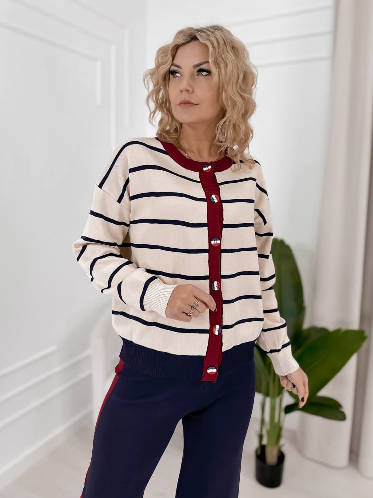 KOMPLET VERDI GRANATOWY