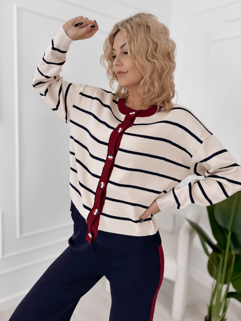 KOMPLET VERDI GRANATOWY