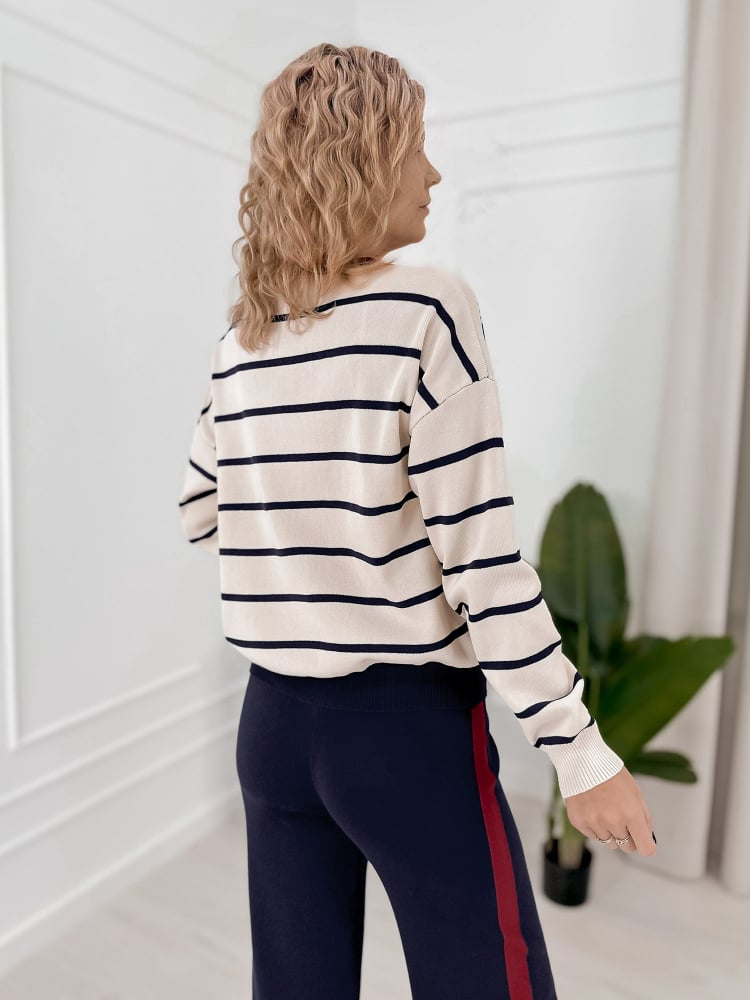 KOMPLET VERDI GRANATOWY