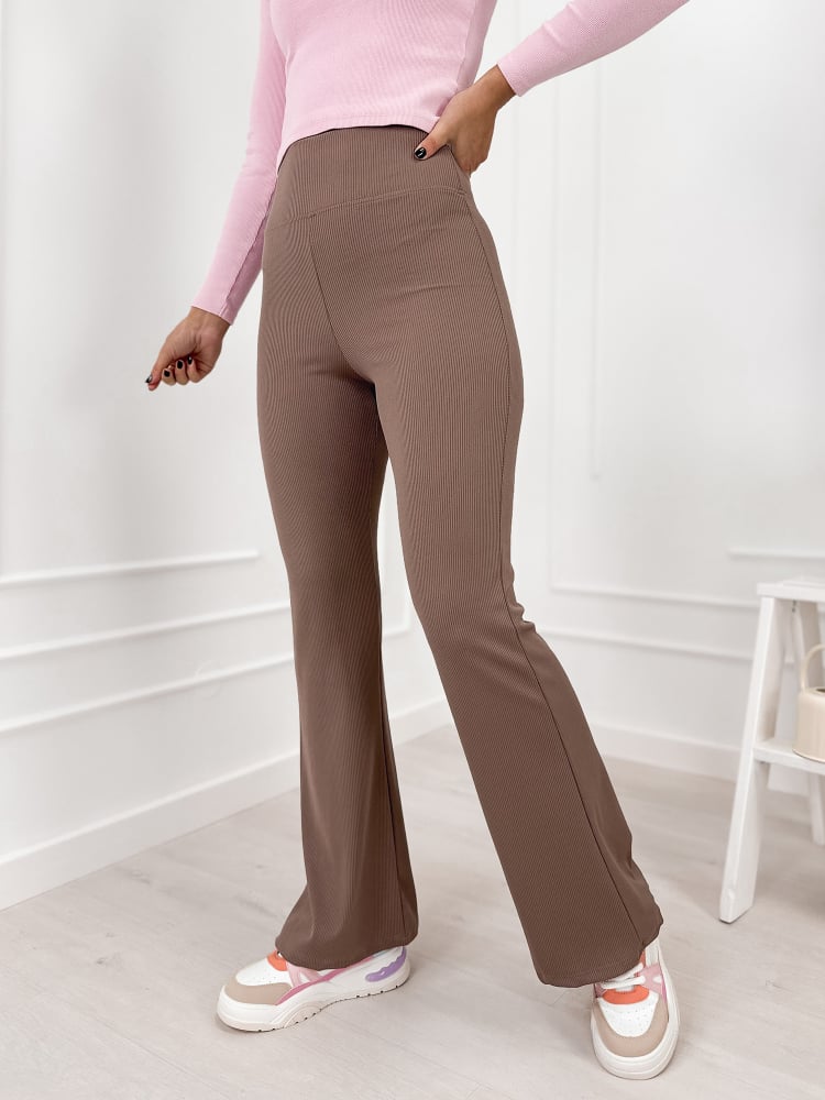 LEGGINSY ALLENDE JASNOBRĄZOWE