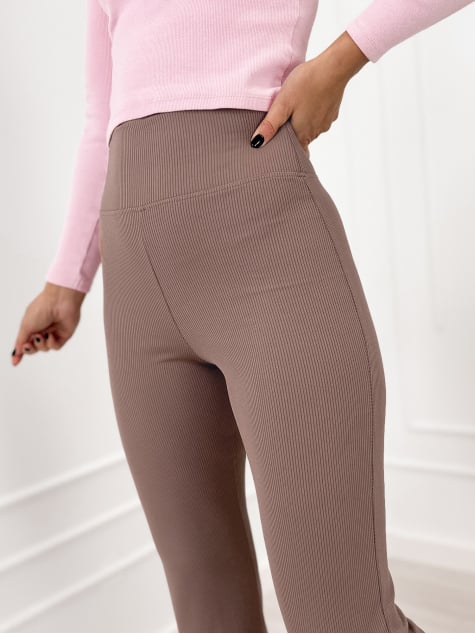 LEGGINSY ALLENDE JASNOBRĄZOWE