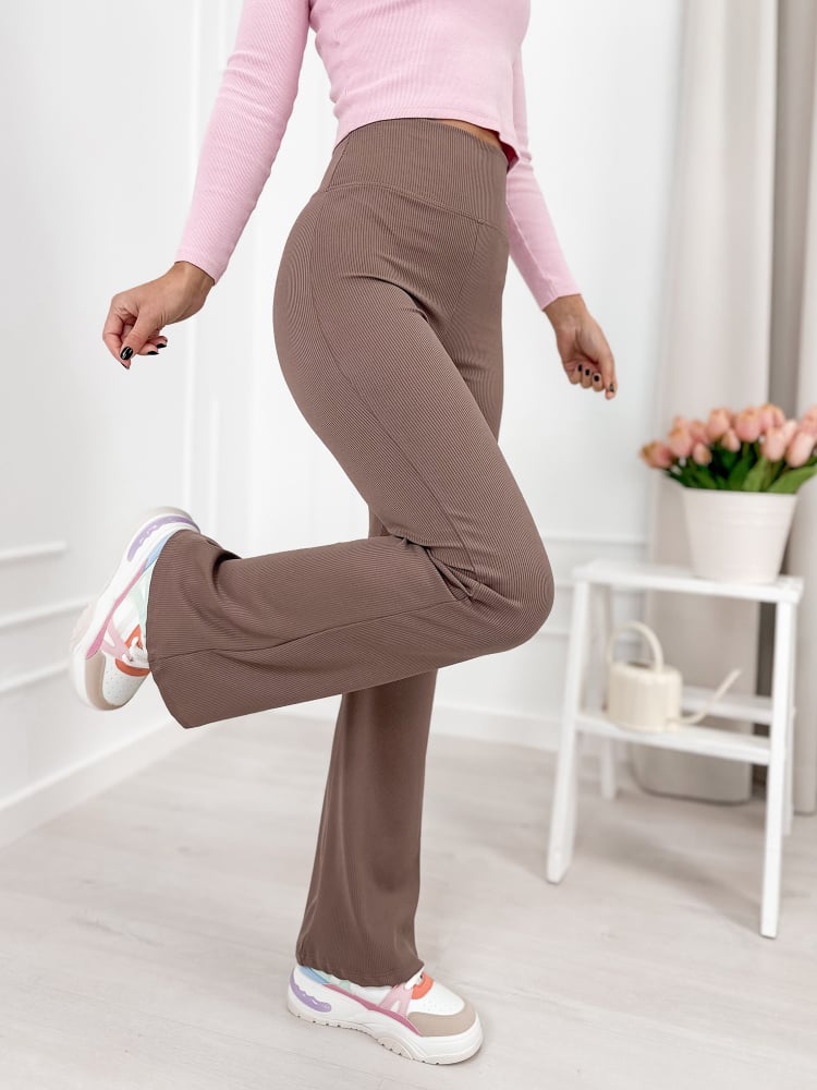 LEGGINSY ALLENDE JASNOBRĄZOWE