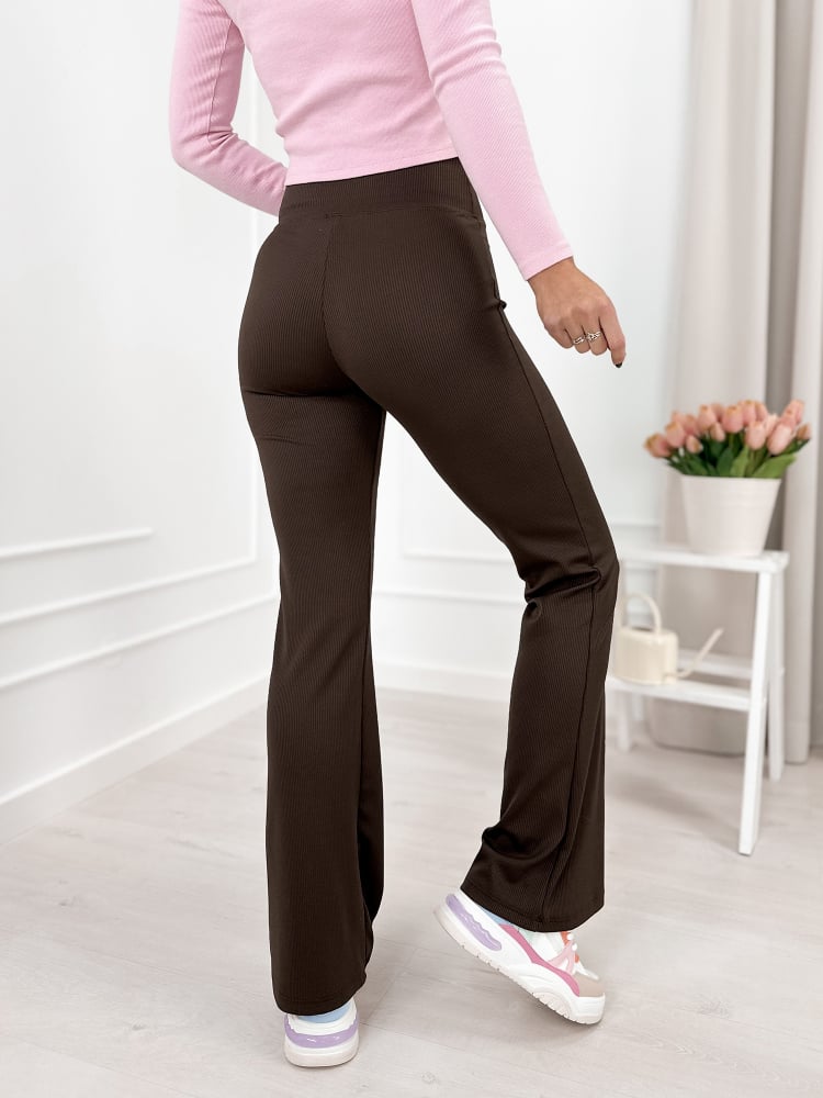 LEGGINSY ALLENDE CIEMNOBRĄZOWE