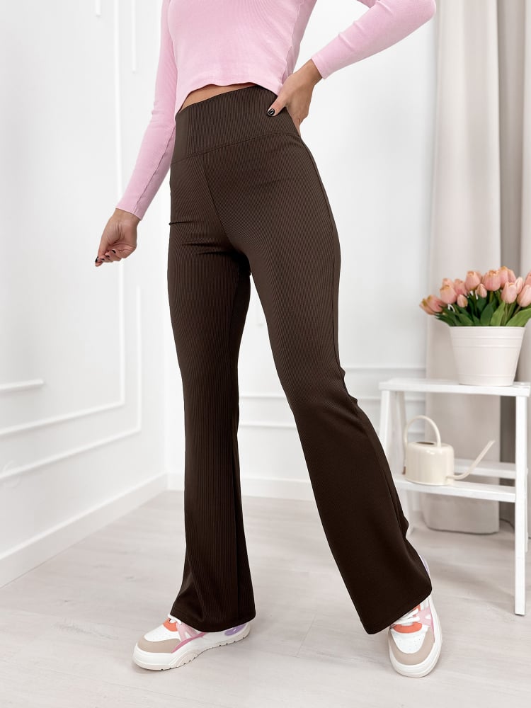 LEGGINSY ALLENDE CIEMNOBRĄZOWE