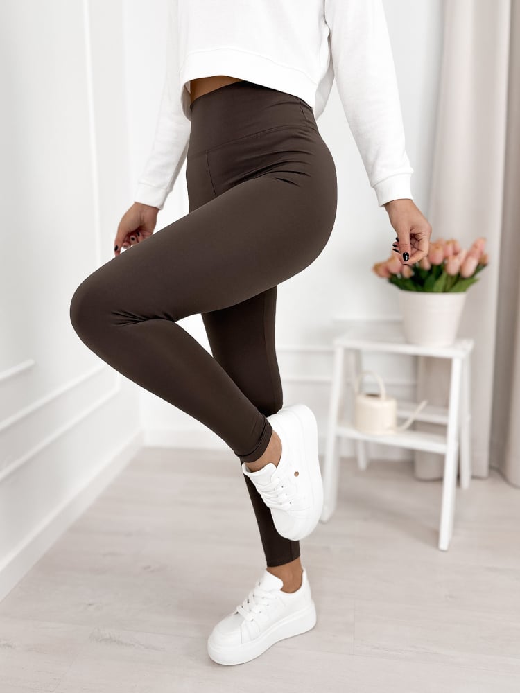 LEGGINSY ONETTI BRĄZOWE