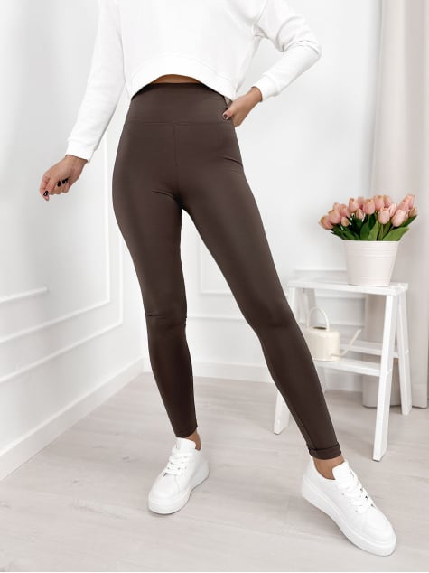 LEGGINSY ONETTI BRĄZOWE