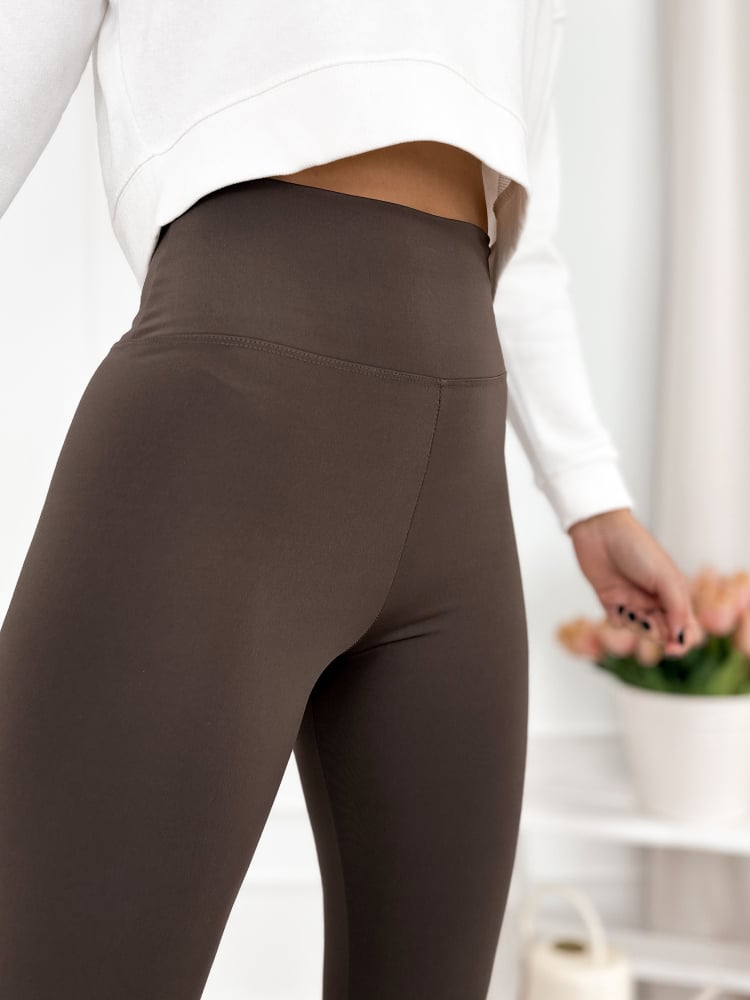 LEGGINSY ONETTI BRĄZOWE