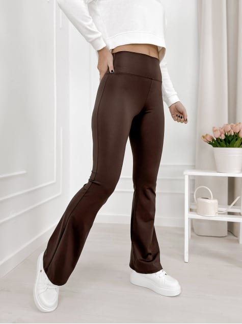 LEGGINSY MISTRAL CIEMNOBRĄZOWE