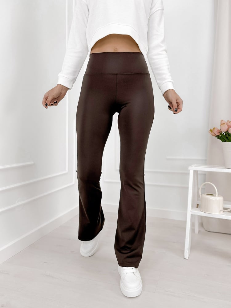 LEGGINSY MISTRAL CIEMNOBRĄZOWE