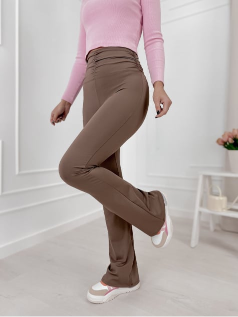 LEGGINSY KHALO BRĄZOWE