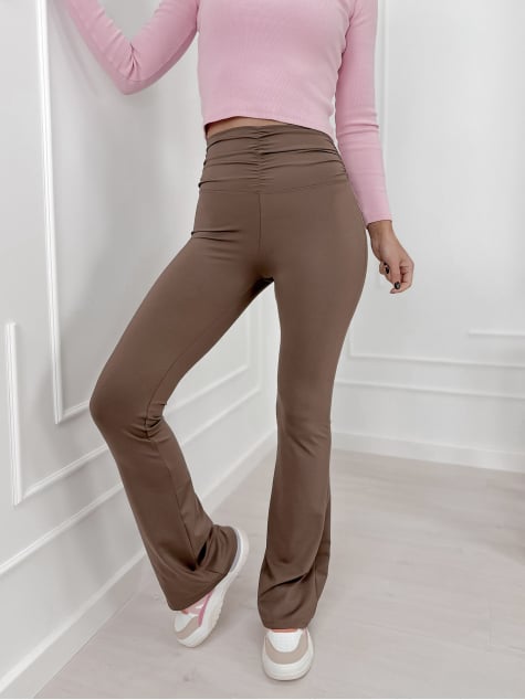 LEGGINSY KHALO BRĄZOWE