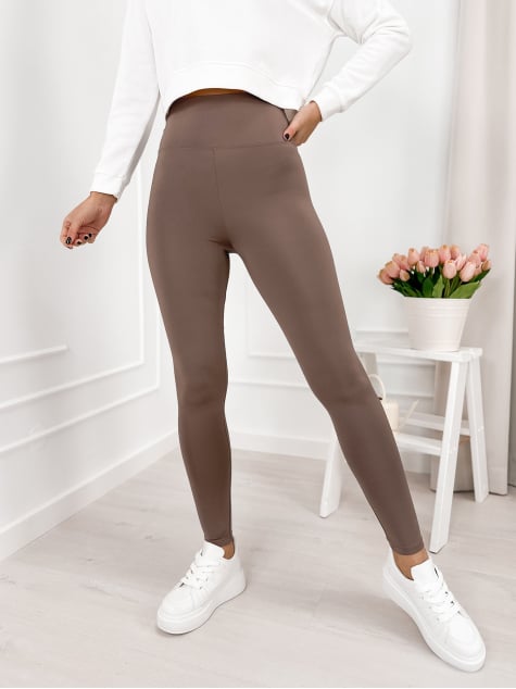LEGGINSY ONETTI BRĄZOWE
