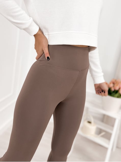 LEGGINSY ONETTI BRĄZOWE