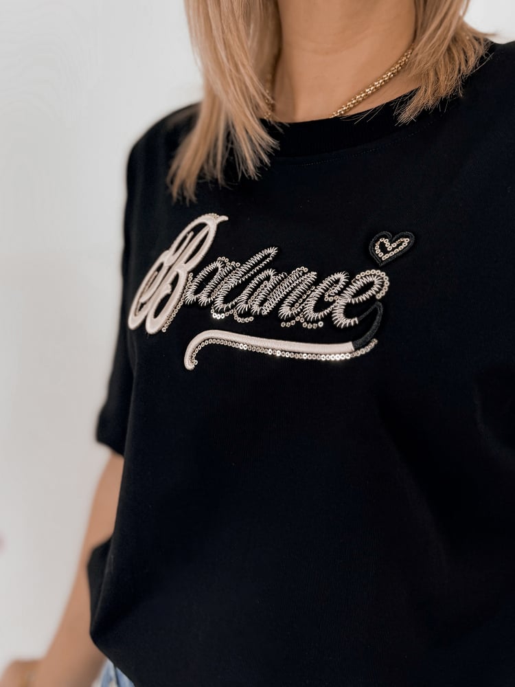 BLUZKA BALANCE CZARNA