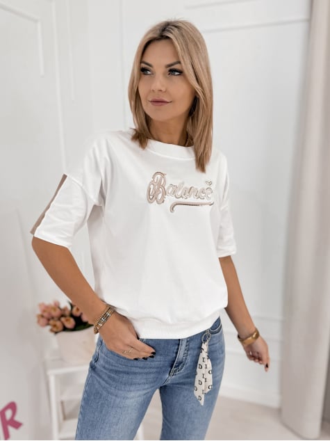 BLUZKA BALANCE ECRU