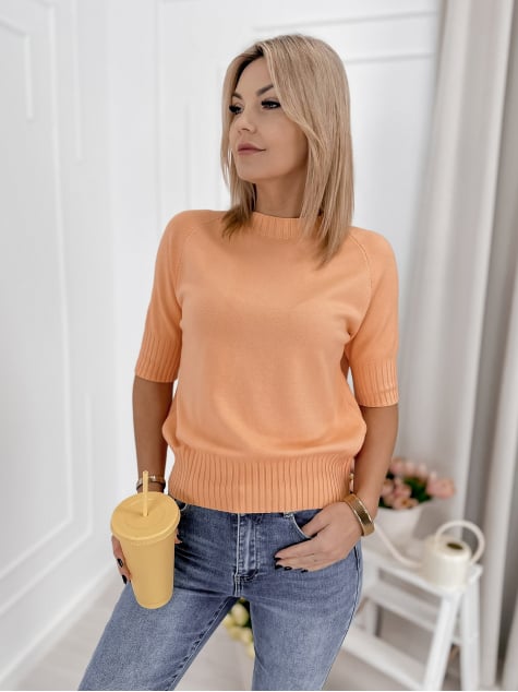 SWETER MORES POMARAŃCZOWY