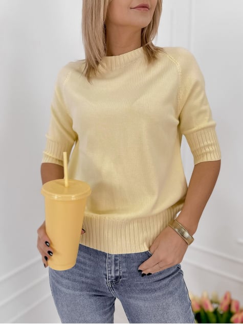SWETER MORES ŻÓŁTY