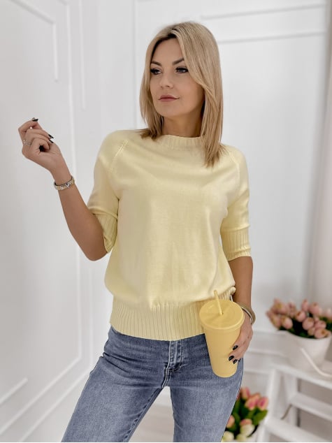 SWETER MORES ŻÓŁTY