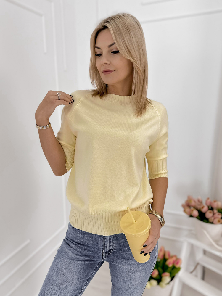 SWETER MORES ŻÓŁTY
