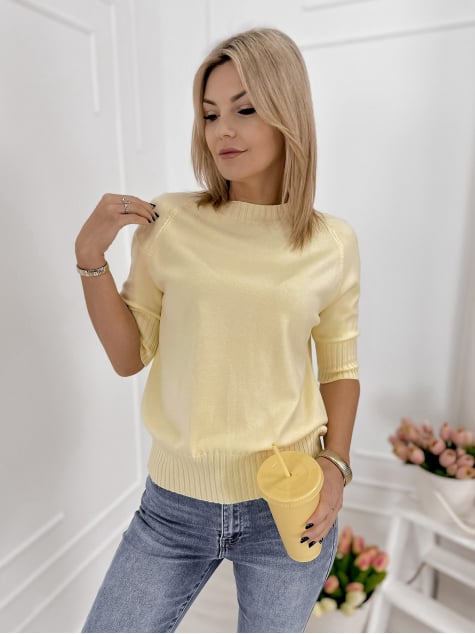 SWETER MORES ŻÓŁTY