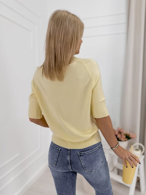 SWETER MORES ŻÓŁTY