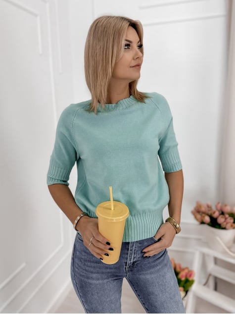 SWETER MORES MIĘTOWY