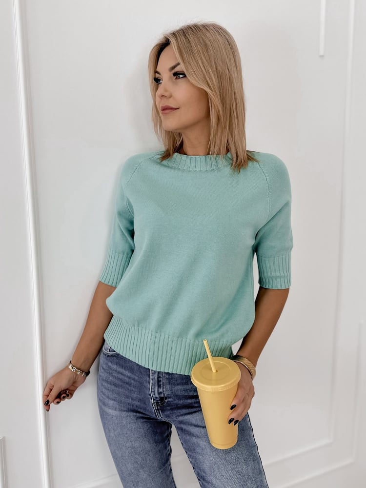 SWETER MORES MIĘTOWY