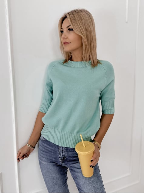 SWETER MORES MIĘTOWY