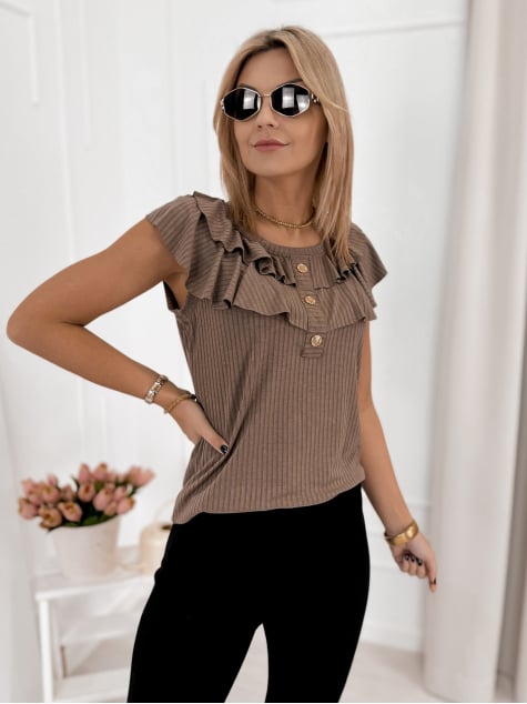 BLUZKA NERUDI BRĄZOWA