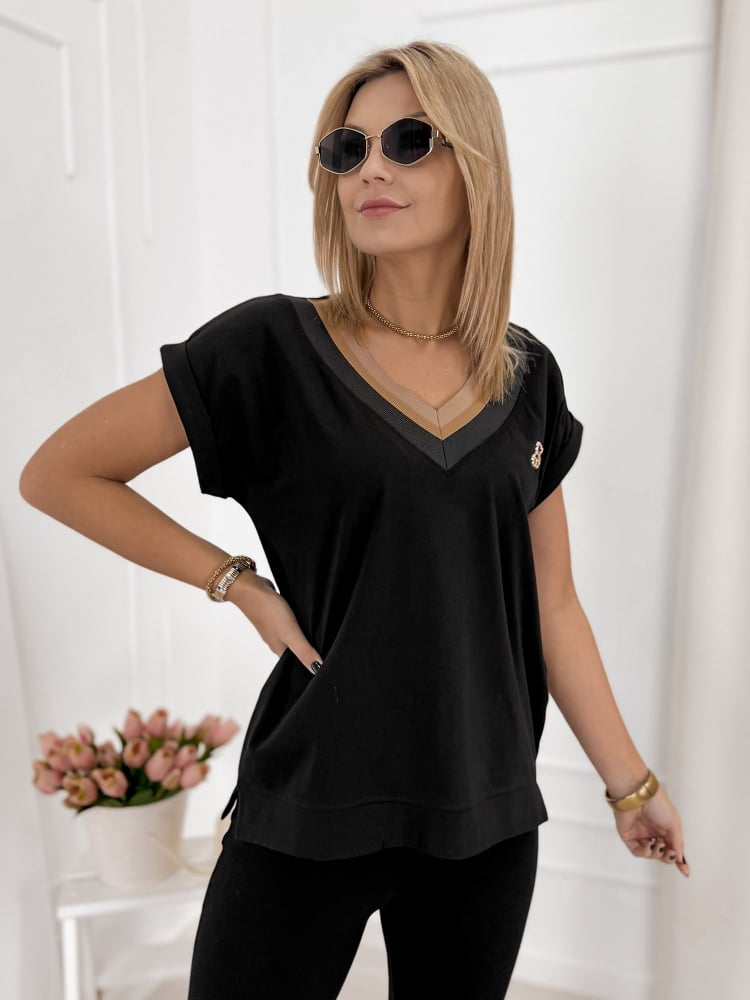 BLUZKA LISPERRA CZARNA