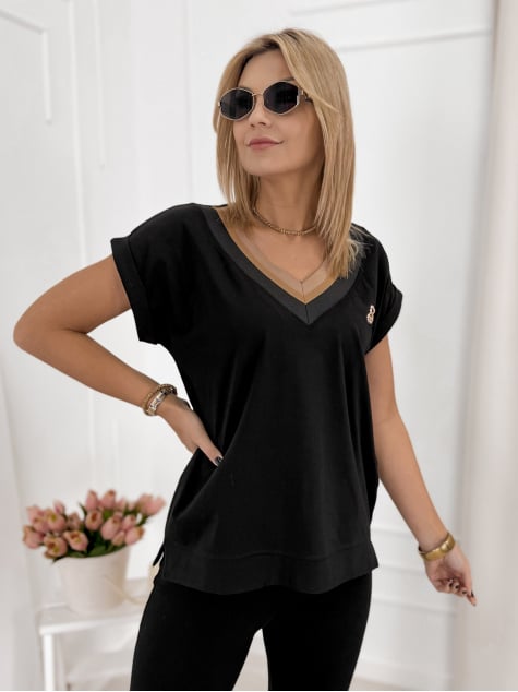 BLUZKA LISPERRA CZARNA