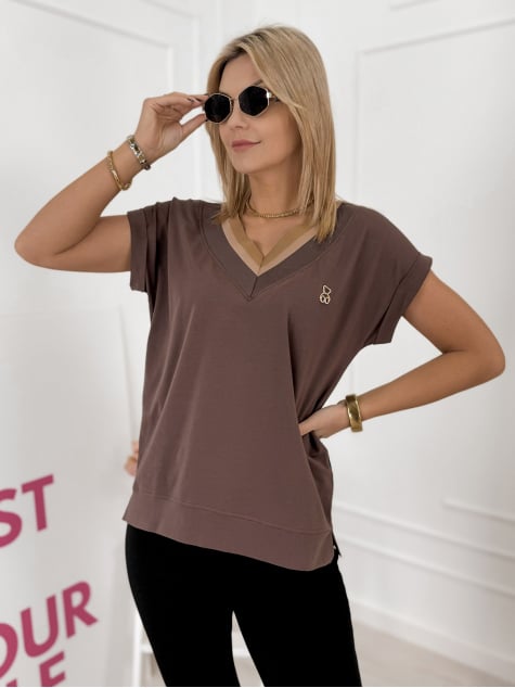 BLUZKA LISPERRA BRĄZOWA