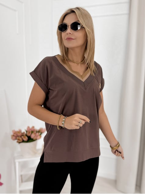 BLUZKA LISPERRA BRĄZOWA