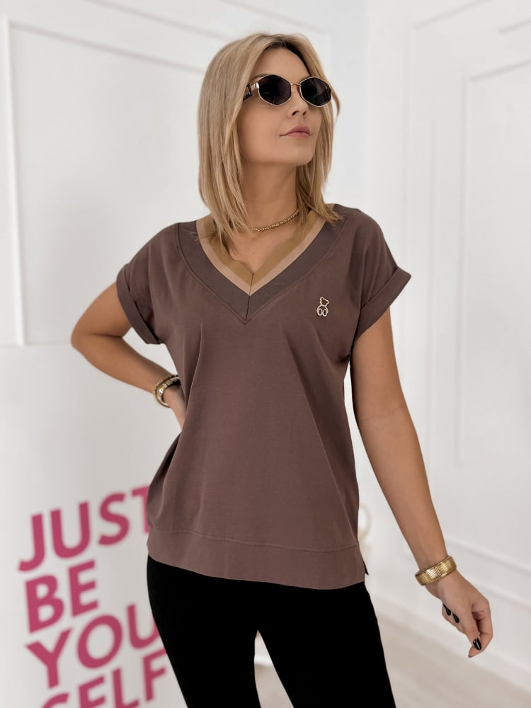 BLUZKA LISPERRA BRĄZOWA