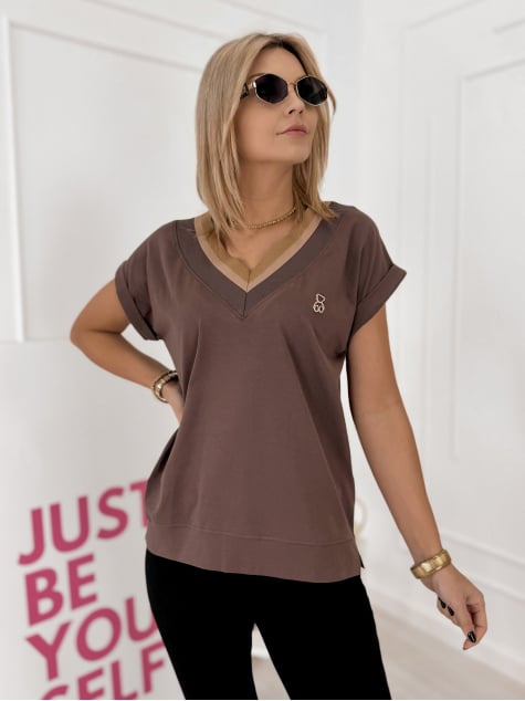 BLUZKA LISPERRA BRĄZOWA