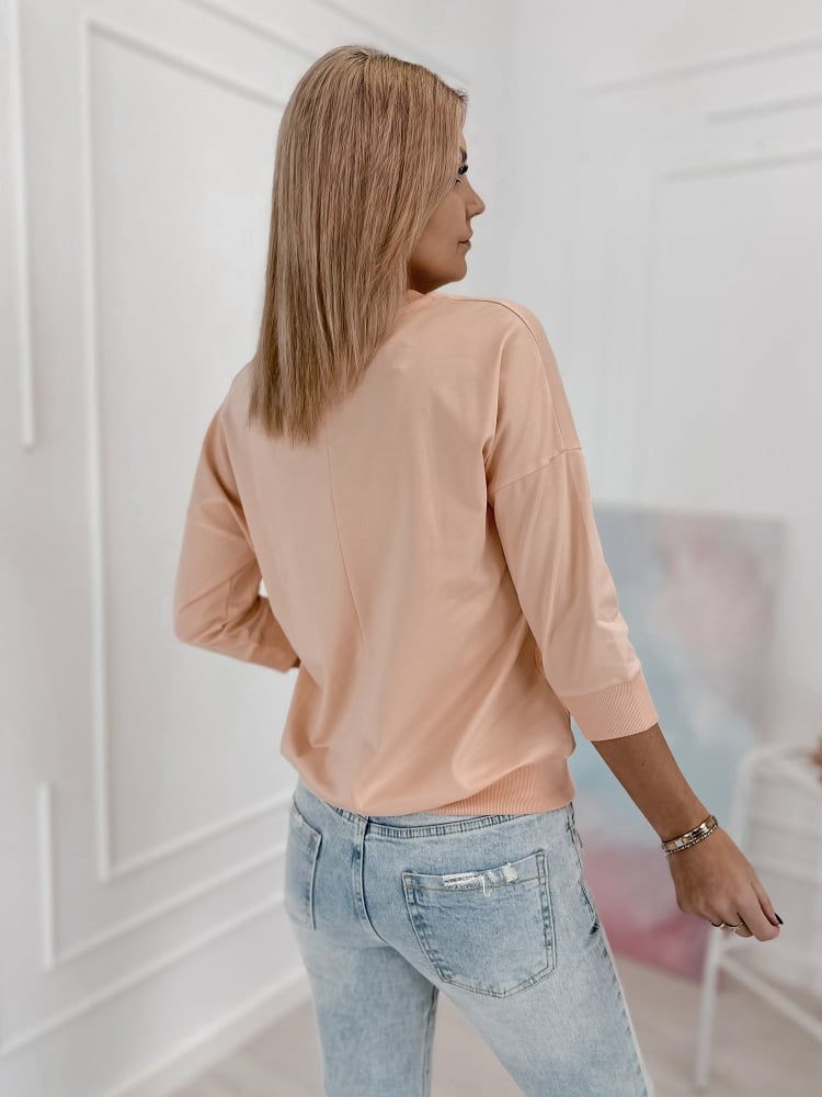 BLUZKA TASSO BRZOSKWINIOWA