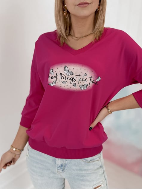 BLUZKA TASSO RÓŻOWA