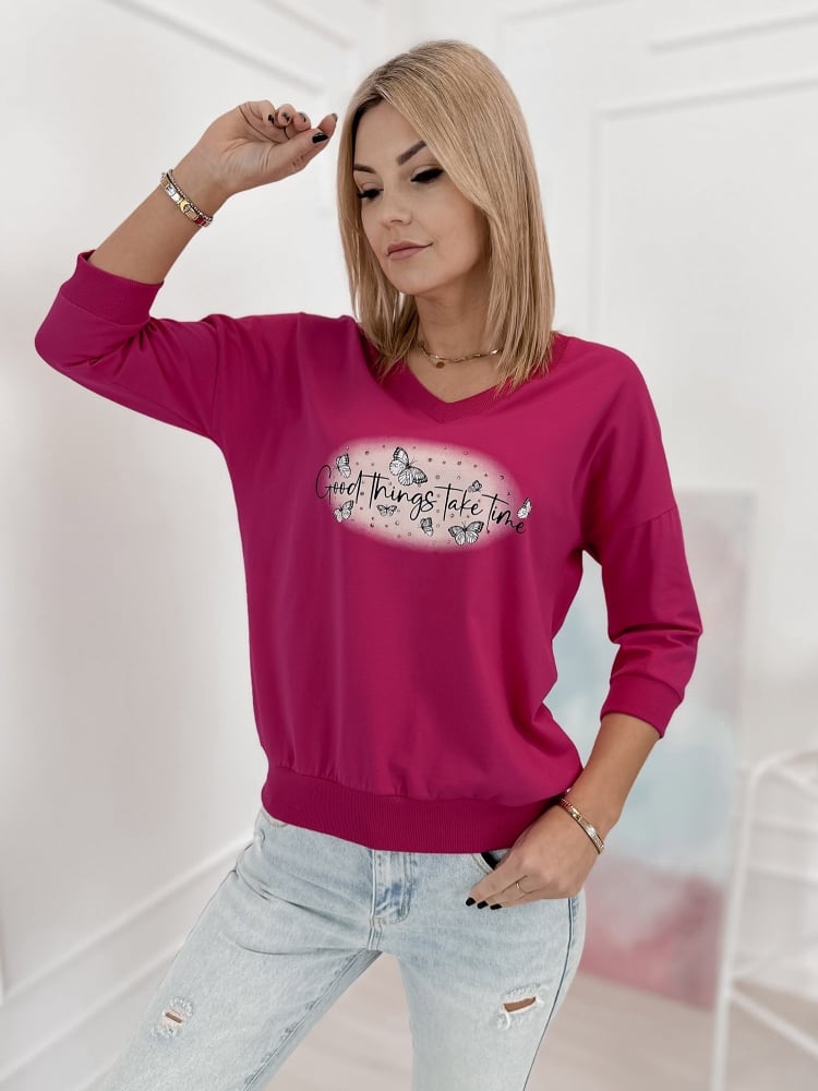 BLUZKA TASSO RÓŻOWA