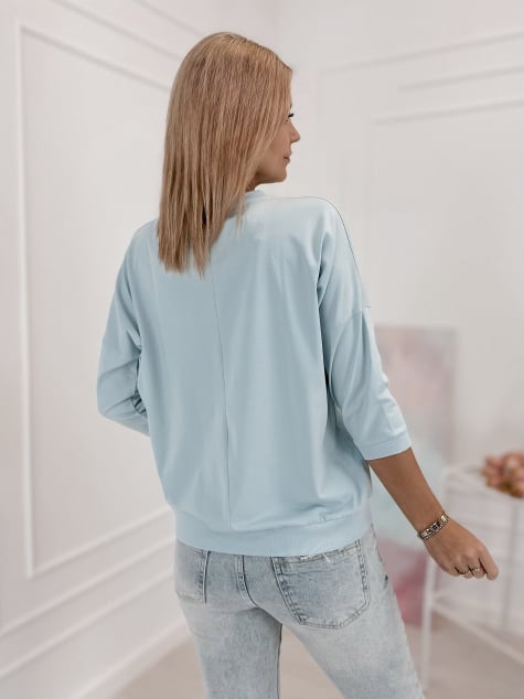 BLUZKA BRIEN BŁĘKITNA